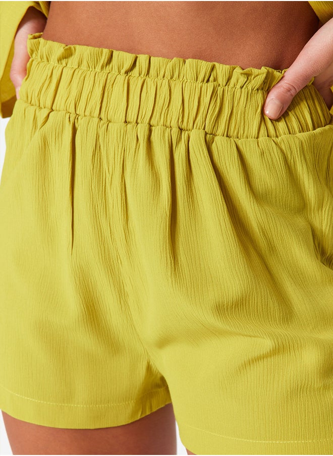 trendyol Green Woven Kimono Shorts Set TBESS23AU00089  - Image 5