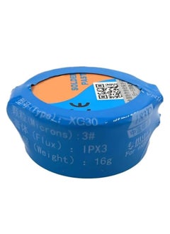 Rubik Soldering Paste 16g, Sn63 Pb37, 3# Microns IPX3 Suitable for PCB, Mobile Phone Repair, Chip Planting and BGA Welding (XG30)  - Image 1