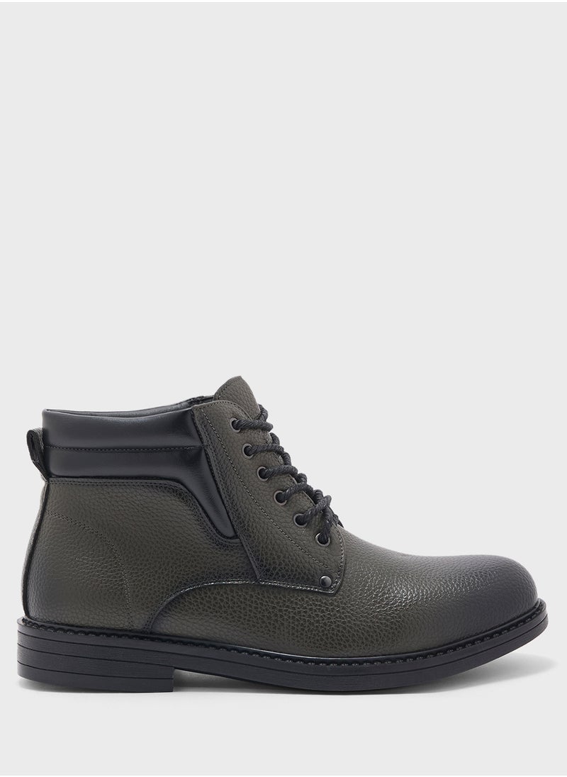 Robert Wood Biker Boots  - Image 1