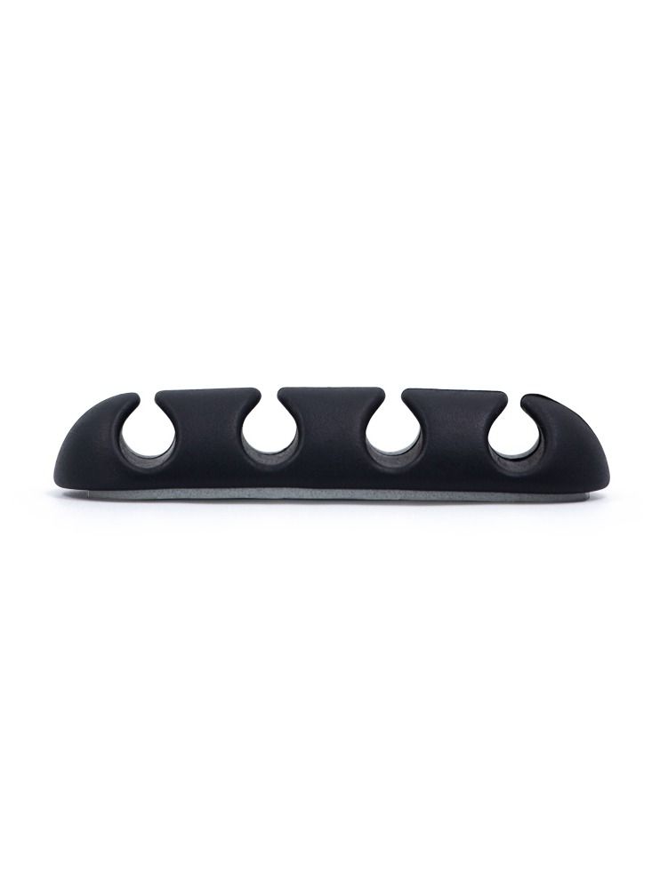 blupebble Anchor Four Desk Cable Organizer Clip Set – 4-Piece Silicone Cable Holders for Desk, Wall & Workstation | Reusable Adhesive Cord Management for USB, Charger, Laptop & Office Accessories - Image 2