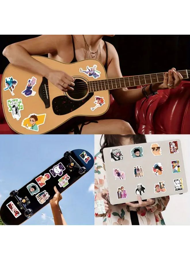 20PCS Random Anime DANDADAN Cartoon Stickers For Student Backpack Case - Image 5