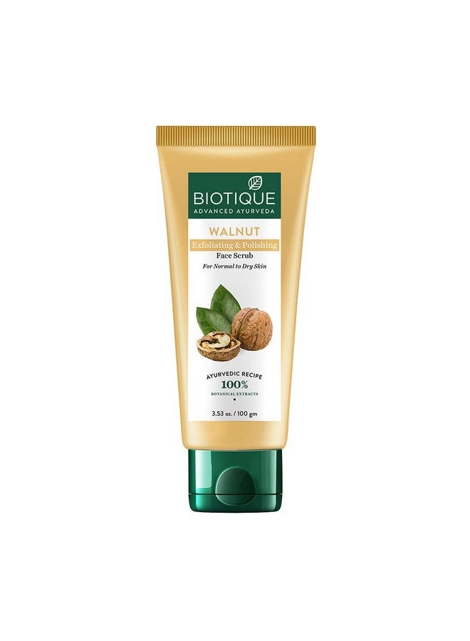 Biotique Bio Walnut Purifying and Polishing Scrub For Normal To Dry Skin, 100G - Image 1