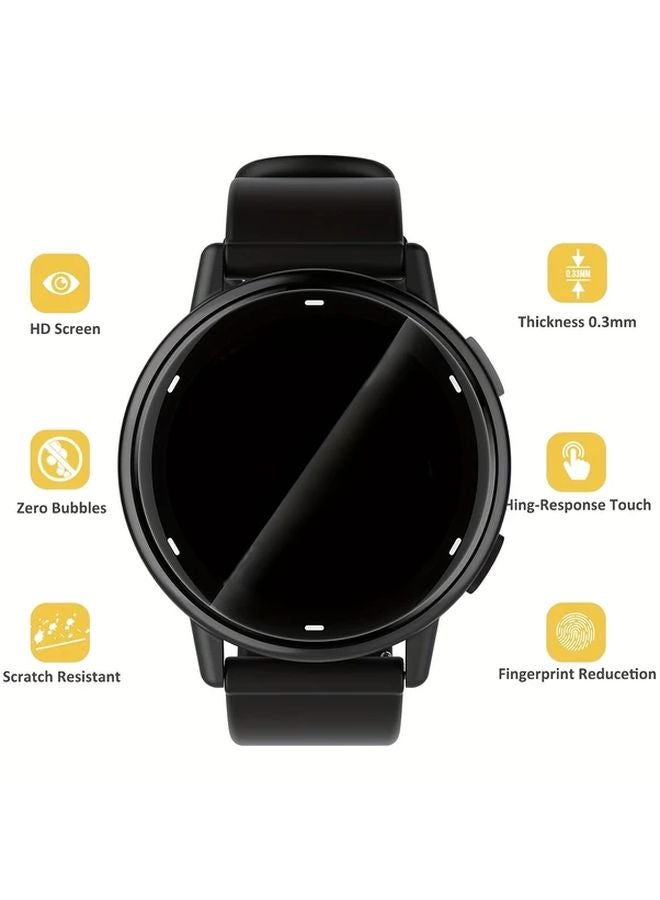 5 قطعة من واقي الشاشة ثلاثي الأبعاد المنحني بالكامل لتغطية Vivoactive 5، مقاوم للخدوش ومضاد لبصمات الأصابع - Image 5
