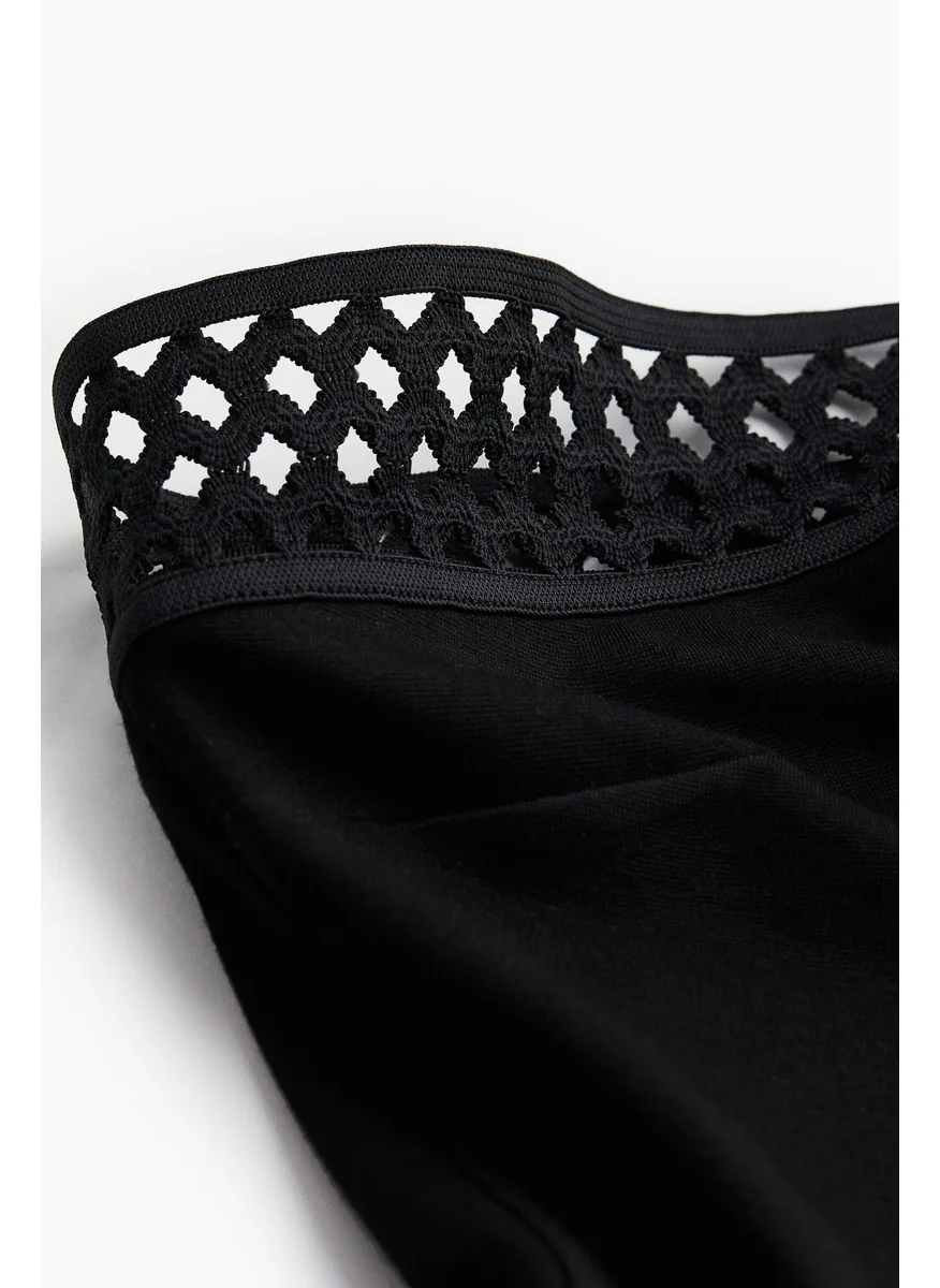 H&M Lace-Trimmed Bandeau Body