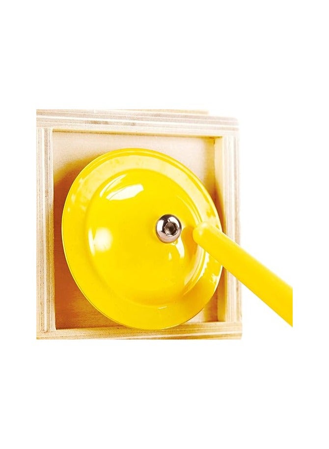 Hape Stacking Music Set | Colourful 6 Piece Musical Box Toy, Wooden Set for Kids 18 months+ - Image 5