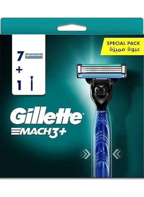 Gillette Mach 3 Razor Handle + 7 Blades