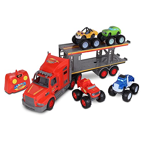 NKOK Blaze and The Monster Machines RC Transporter with Monster Machines Nickelodeon Remote Controlled 24 GHz - Image 1