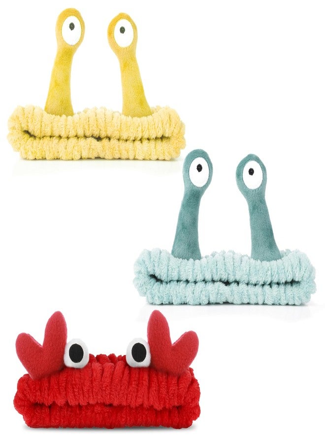 WLLHYF 2 Pack Spa Headband Makeup Brush Set, Bowknot Hair Bands With Silicone Face Mask Brush, Coral Fleece Elastic Headband for Face Washing Shower Sports Makeup Beauty Skincare - Image 1