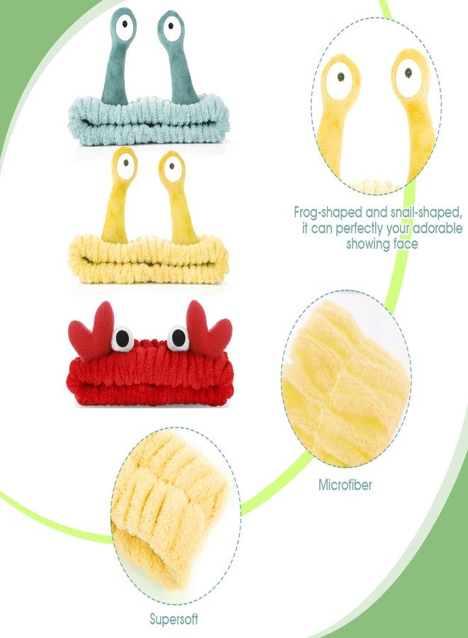 WLLHYF 2 Pack Spa Headband Makeup Brush Set, Bowknot Hair Bands With Silicone Face Mask Brush, Coral Fleece Elastic Headband for Face Washing Shower Sports Makeup Beauty Skincare - Image 3