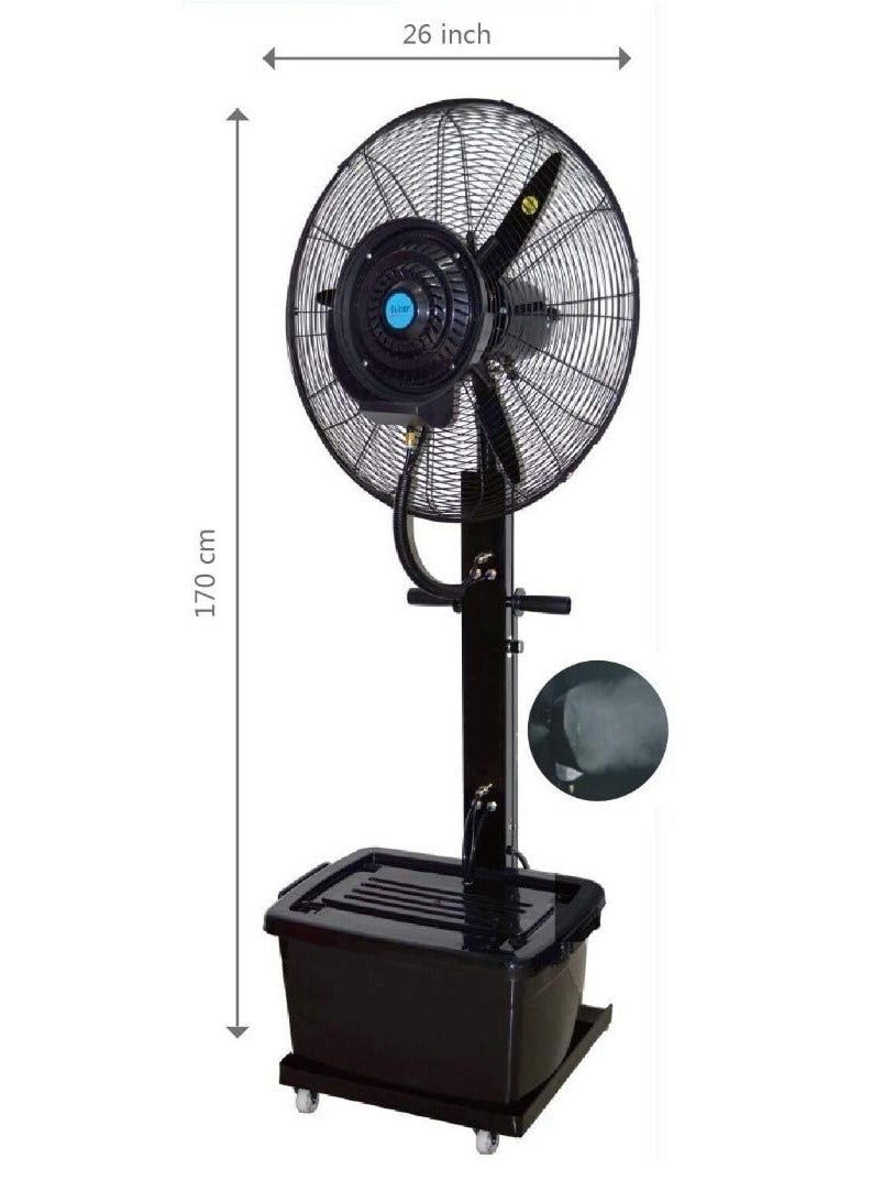 Wtrtr Outdoor Mist Fan 26 inch Diameter Air Cooler Water Mist Humidifier - Image 3