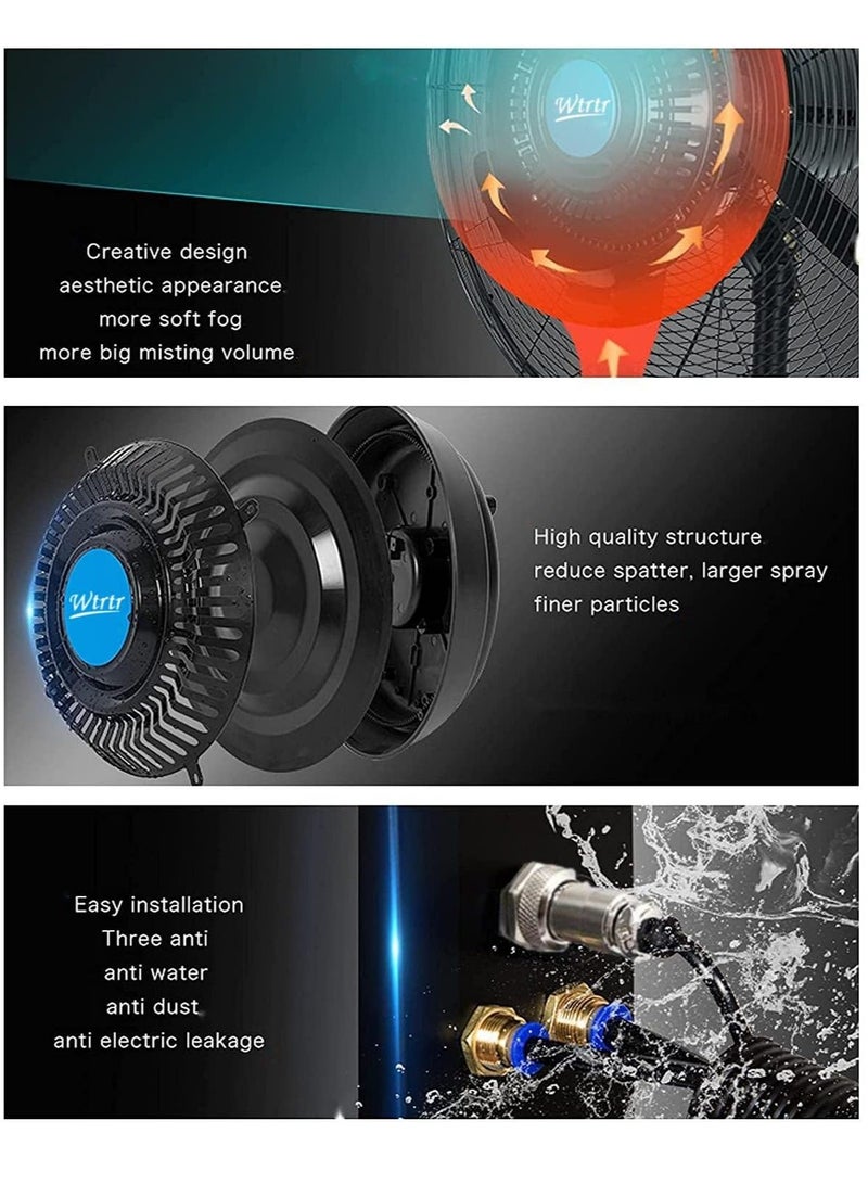 Wtrtr Outdoor Mist Fan 26 inch Diameter Air Cooler Water Mist Humidifier - Image 4