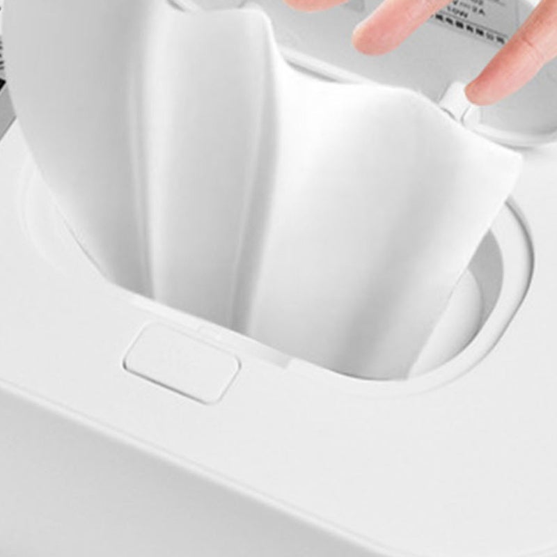 Wet Wipes Dispenser Heater Top Heating Lock Moisture Large Capacity Baby Wipe Warmer White Constant Temperature - Image 4