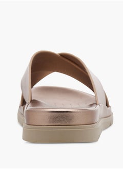 Le Confort Women's Solid Slip-On Cross Strap Sandals  - Image 5
