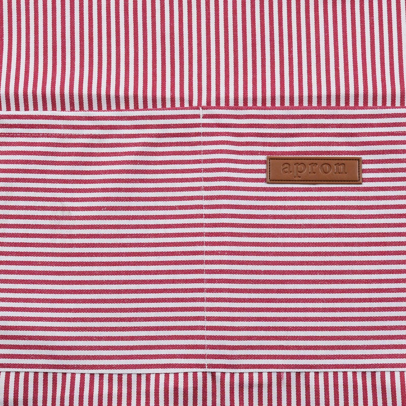 ARBINSON 2 Pack Cooking Aprons Adjustable Bib Apron for Women with 2 Pockets, Kitchen Restaurant Men Chefs Aprons (Pink/Blue Stripes) - Image 5