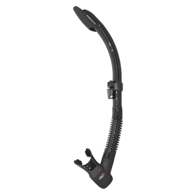 Saekodive Jadeye SemiDry Top Snorkel Scuba Diving and Snorkeling Gear for Adults BlackBlack - Image 2