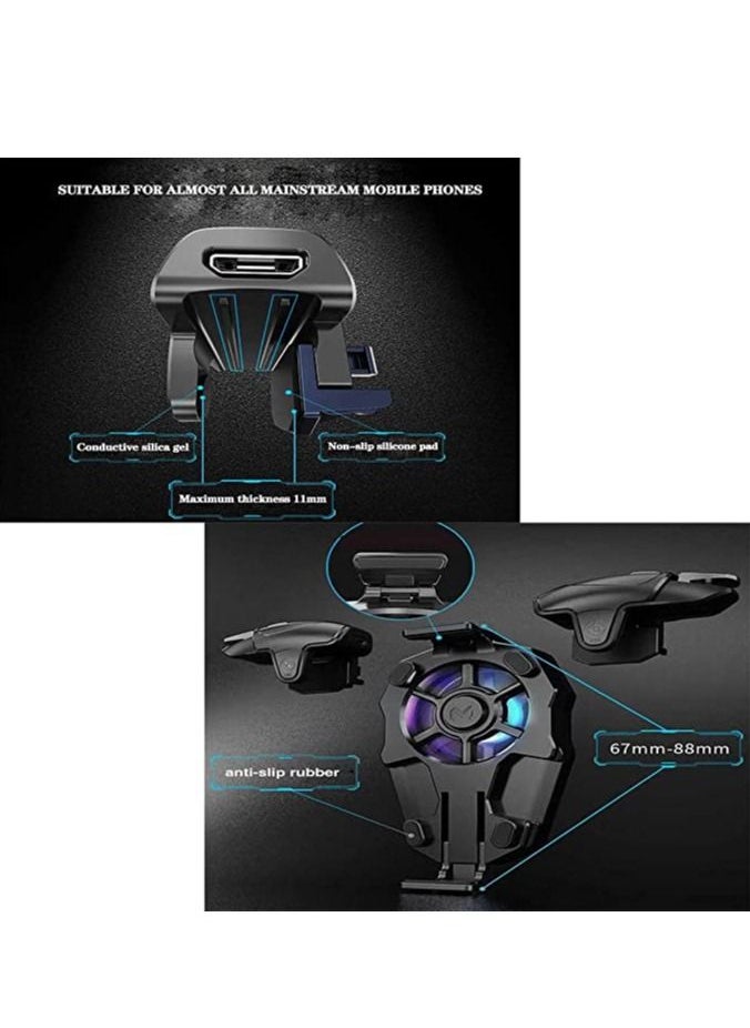 Memo AK03 Fantasy Mobile Game Controller And Cooling Fan  - Image 4
