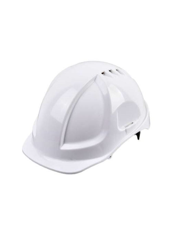 Tactix ABS Vented Impact Resistant Work Protection Safety Helmet White 17 x 28 x 28 cm 492013