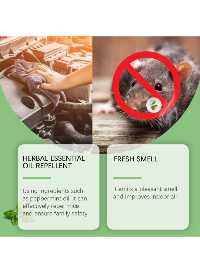 MOONSPRY Rat Repellent Bag Peppermint Oil Household Rat Repellent Plant Essential Oil Indoor Repellent Rodents - Image 2