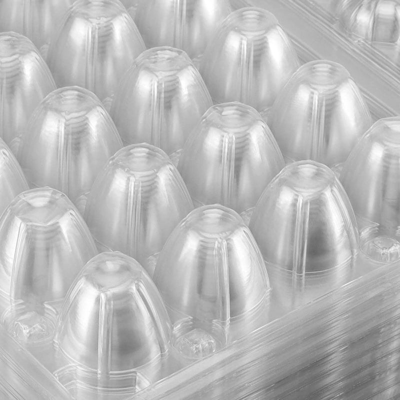 JAPCHET 120 Pack 15 Grid Quail Egg Cartons Reusable Quail Egg Cartons Cheap Bulk Stackable Plastic Quail Egg Container for Quail Eggs - Image 5
