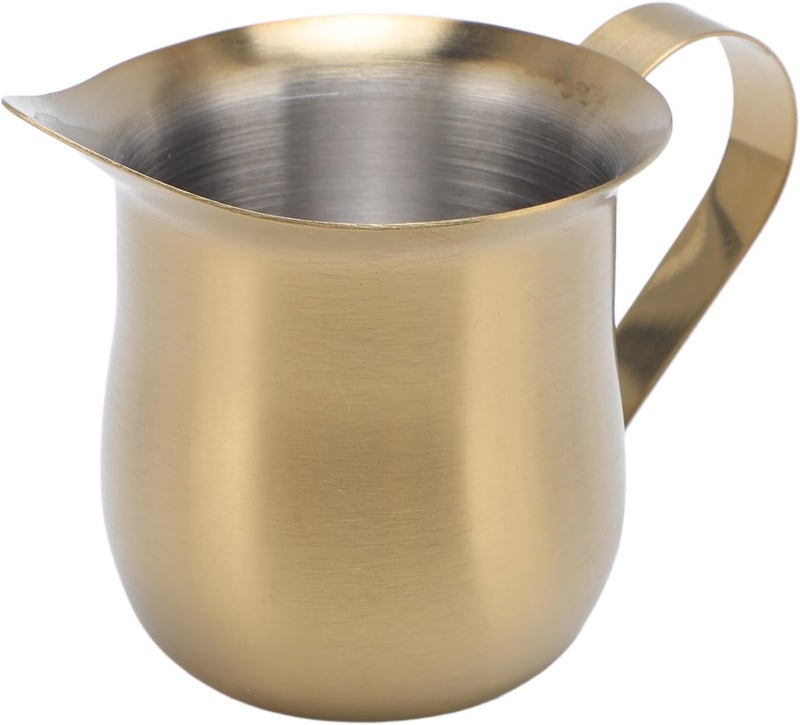 GLOGLOW Pitcher Milk Frothing Pitcher, 304 Stainless Steel, Coffee Steaming Jug for Latte Art, Home and Cafe Use Coffee and Tea Supplies (150ml) - Image 1