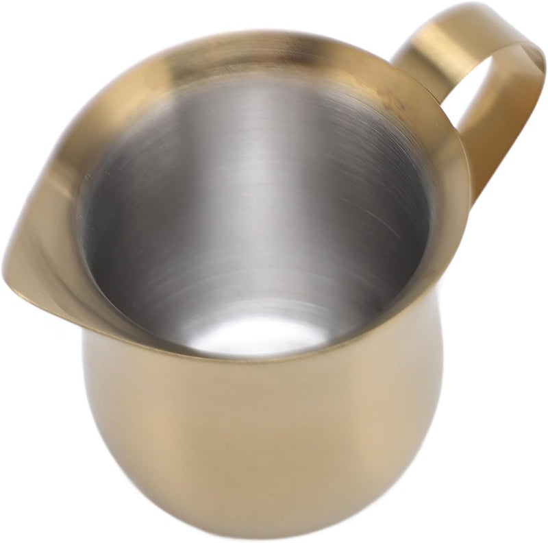GLOGLOW Pitcher Milk Frothing Pitcher, 304 Stainless Steel, Coffee Steaming Jug for Latte Art, Home and Cafe Use Coffee and Tea Supplies (150ml) - Image 3