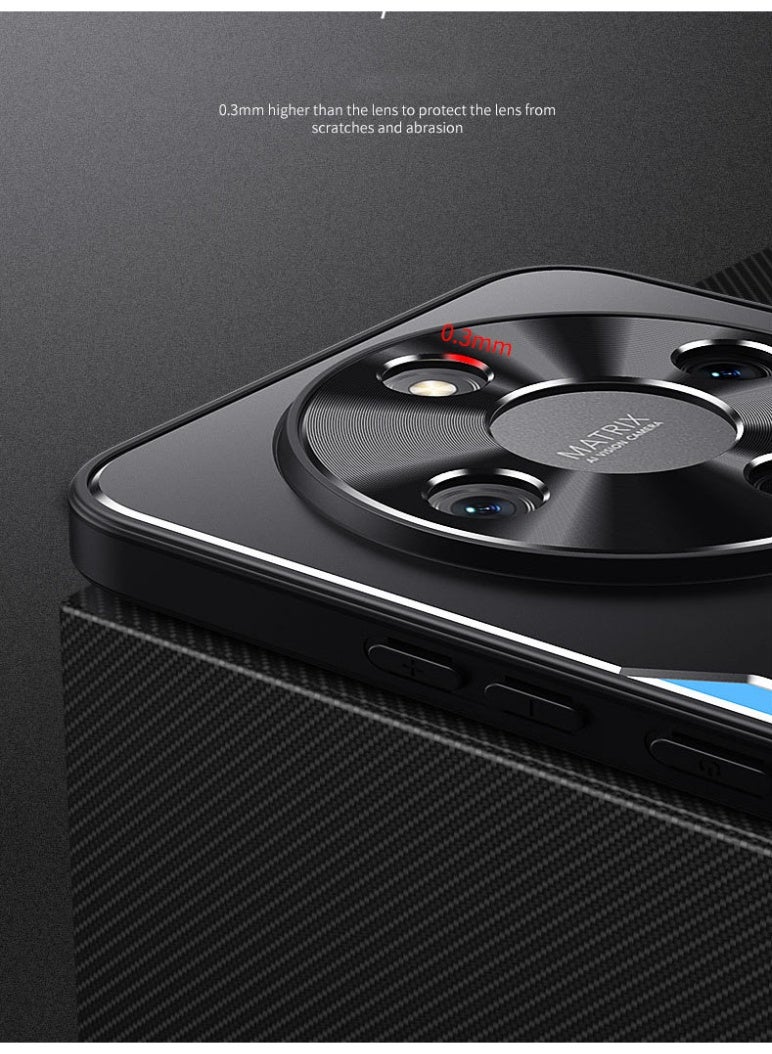 general Aluminum Case Compatible with Honor X9D- Blade Style Ultra Thin Light Slim Soft TPU Bumper+ Metal Back Cover Shockproof Protective case with Kickstand - Image 5