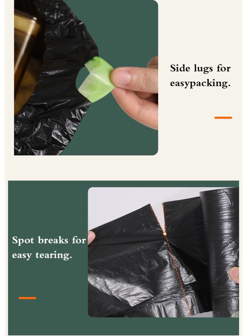 Sunspire 3-gallon trash bags with drawstring handles, 45x50 cm, 100 bags.  - Image 3