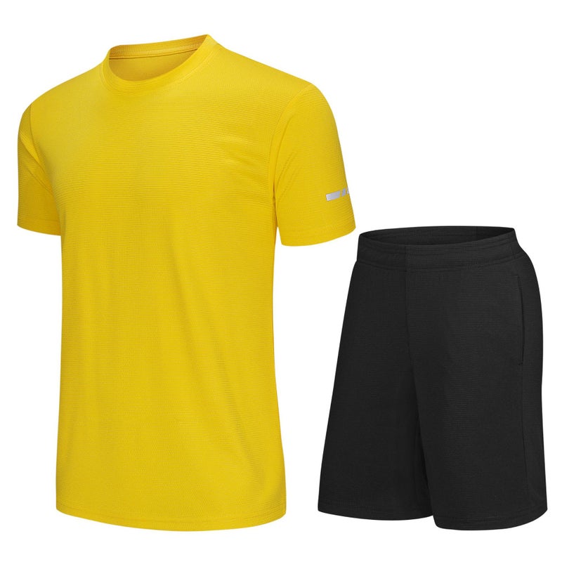 European Size Quick-Drying Short-Sleeved Shorts Casual Sports Suit Competition Activity Clothing Kidsren'S Men'S And Women'S Family Summer - Image 1