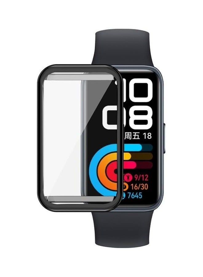 Nova future Shockproof TPU Screen Protector Case for Huawei Band 8 Band 9 Band 10 Black Protective Cover for Daily Use Outdoor Wear - Image 3