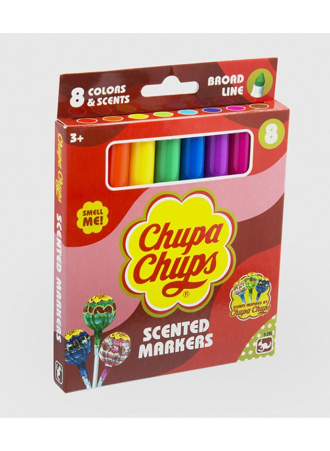 Chupa Chups أقلام تحديد عريضة معطرة بقياس 8 قيراط - Image 2