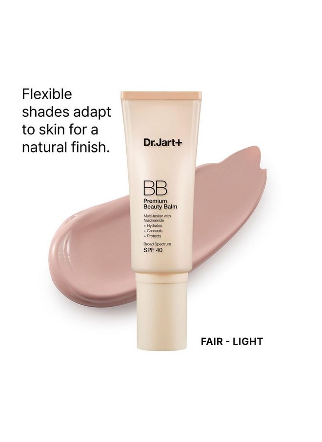 Dr.Jart+ Premium Bb Tinted Moisturizer With Spf 40 And Niacinamide | Bb Cream | Korean Skin Care, Fair-Light, 1.35 Fl Oz  - Image 2