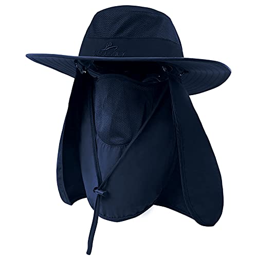 KOOLSOLY Fishing Hat,Sun Cap with UPF 50+ Sun Protection and Neck Flap,for Man and Women - Image 1