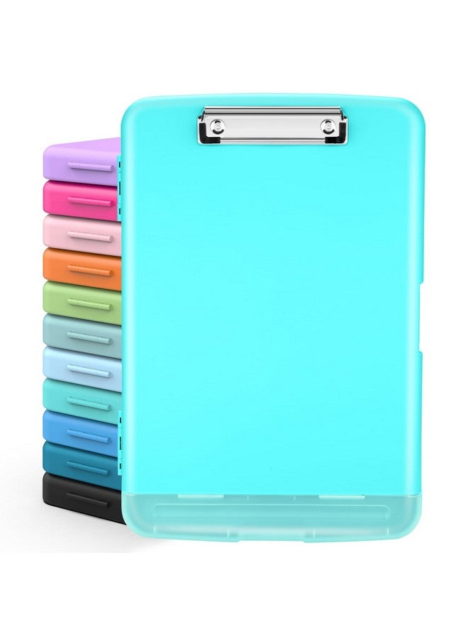 Sooez Clipboards With Storage High Capacity Clip Boards 8.5X11 With Storage Heavy Duty Nursing Clipboard Folder Plastic Clipboard With Pen Holder For Women Teachers Work School & Office Supplies - Image 1