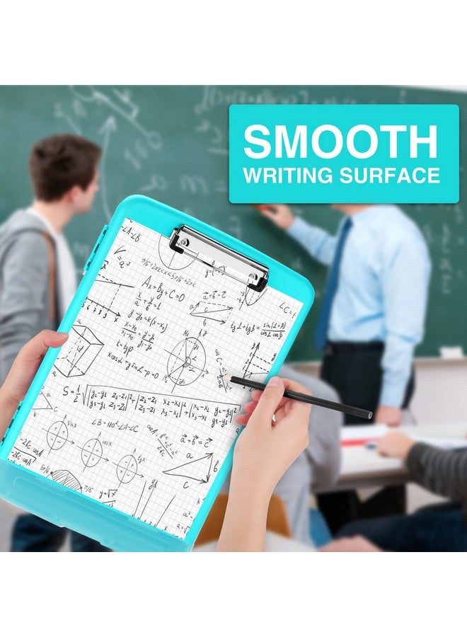 Sooez Clipboards With Storage High Capacity Clip Boards 8.5X11 With Storage Heavy Duty Nursing Clipboard Folder Plastic Clipboard With Pen Holder For Women Teachers Work School & Office Supplies - Image 5