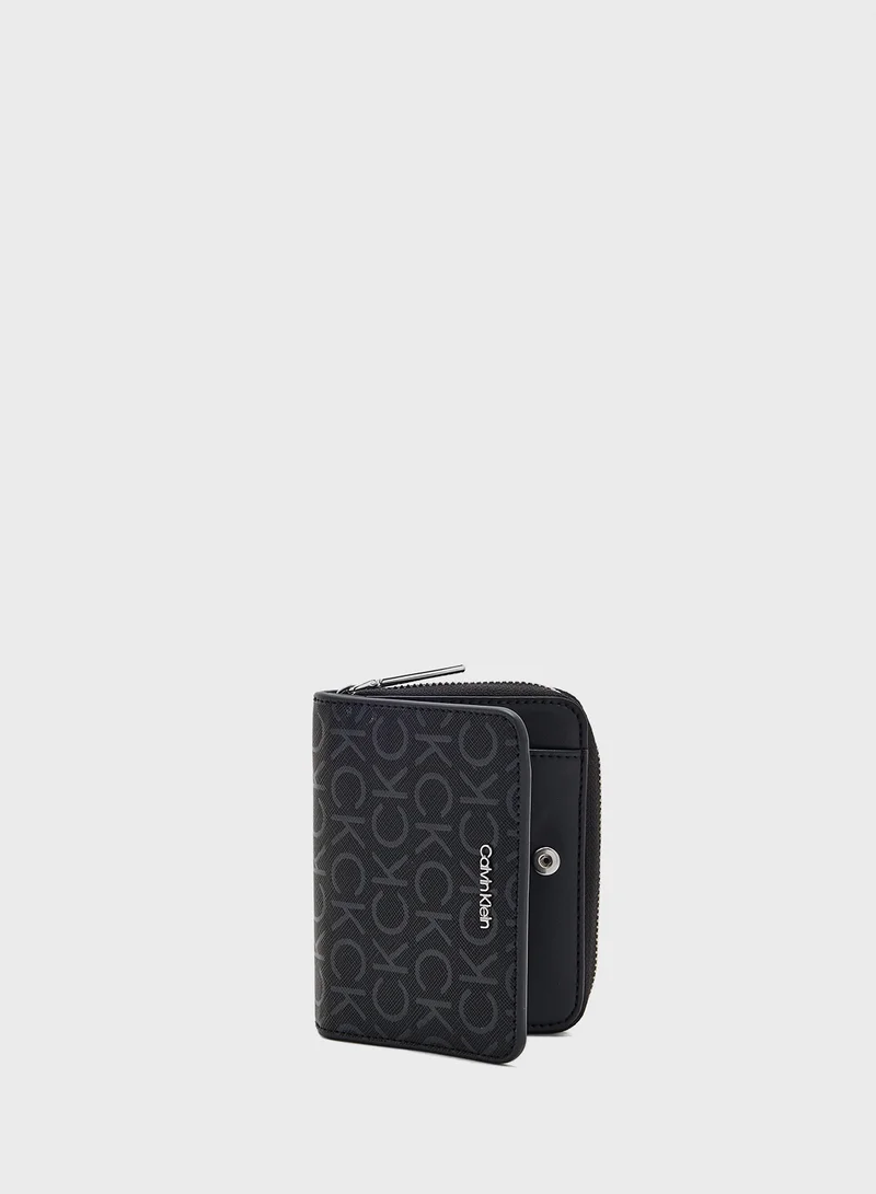 CALVIN KLEIN CK MUST MD ZIP AROUND_ MONO