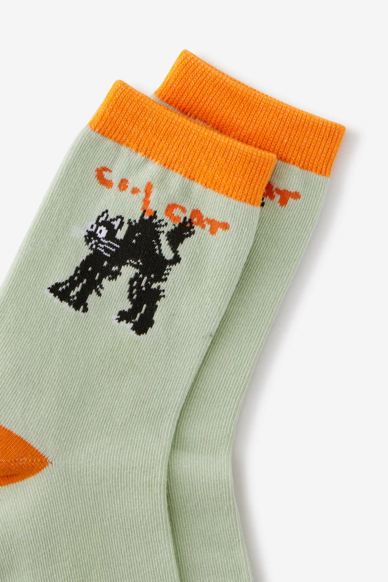 Typo Mid Crew Socks