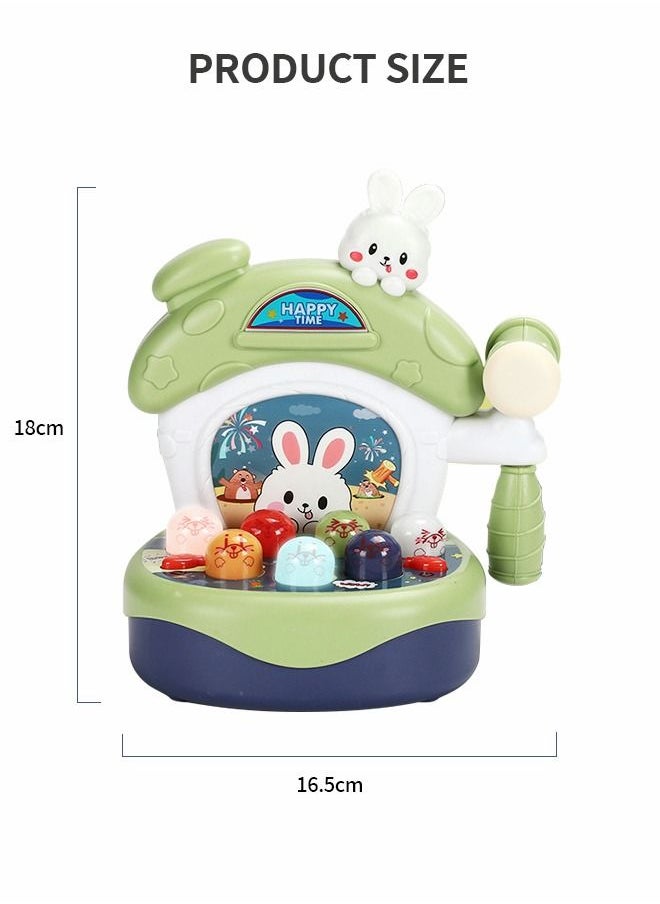 GROIC - Multifunctional Arcade Game Toy, Thumping Game Mole Interactive Pounding Mole Game Glowing Music Pounding Toy Music Early Education Cartoon Toy - Image 1