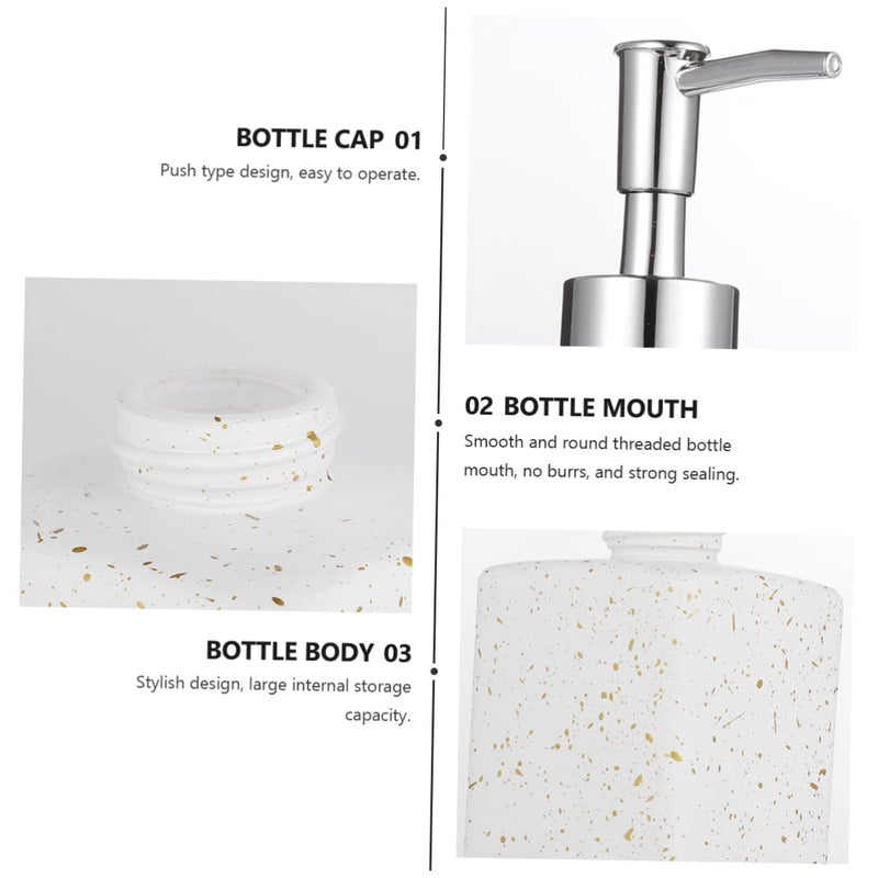Push Type Refillable Lotion Dispenser Bottle For Soap Body Wash Travel Home Hotel Decor - Image 5