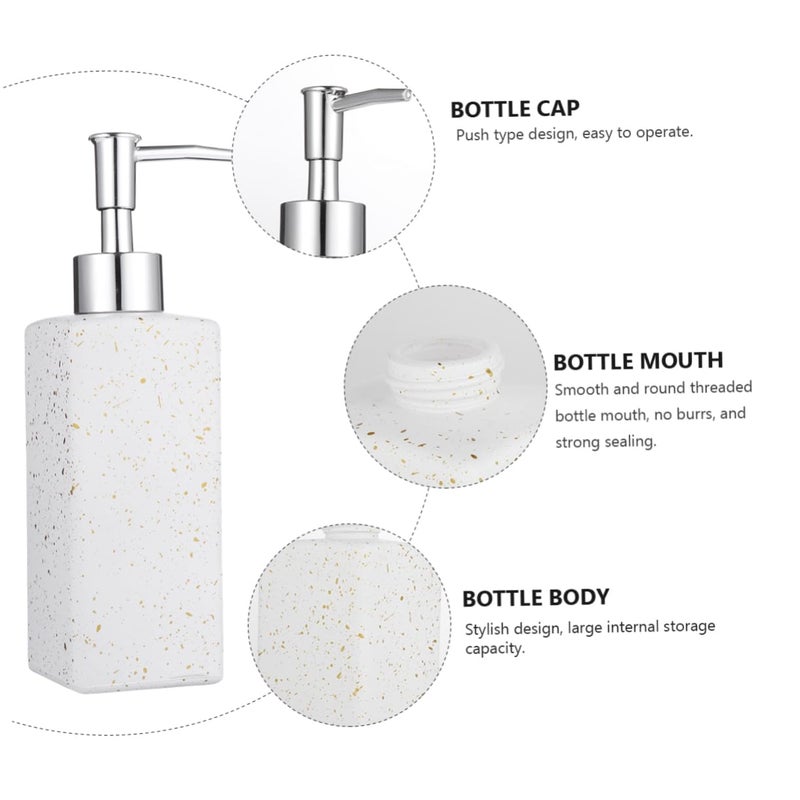 Push Type Refillable Lotion Dispenser Bottle For Soap Body Wash Travel Home Hotel Decor - Image 4