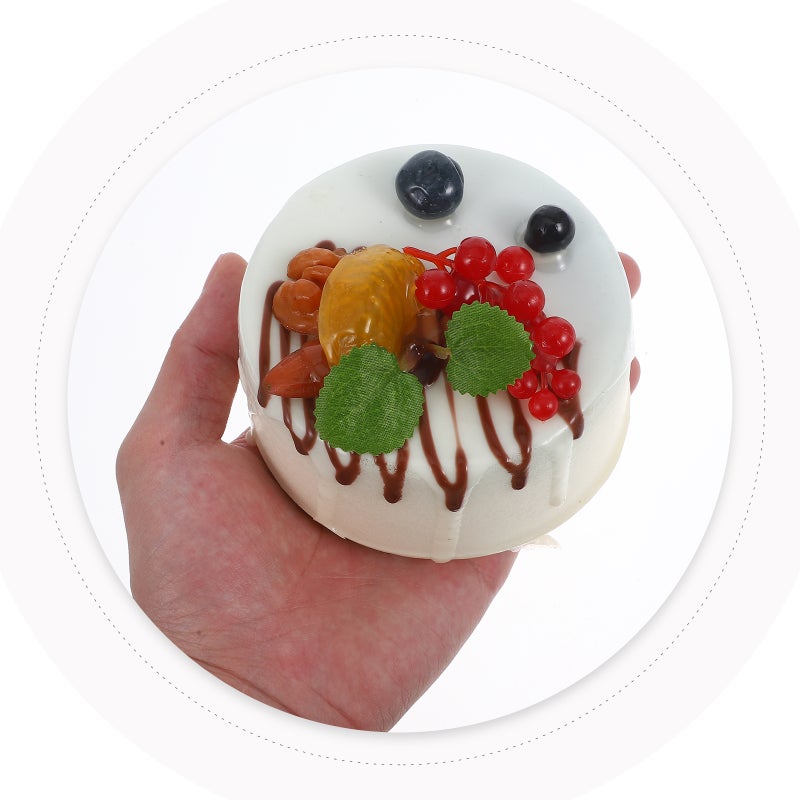 2pcs Realistic Food Simulated Artificial Cupcake Figurine Photography Prop Decorative Display Fake Cake Model Kitchen Bakery Decor - Image 2