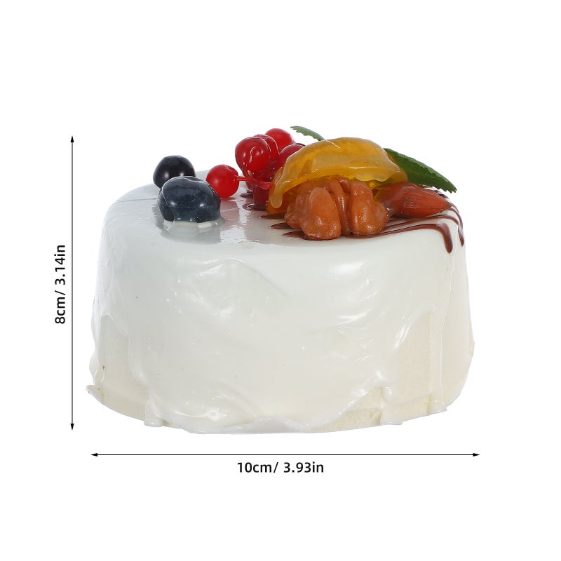 2pcs Realistic Food Simulated Artificial Cupcake Figurine Photography Prop Decorative Display Fake Cake Model Kitchen Bakery Decor - Image 3
