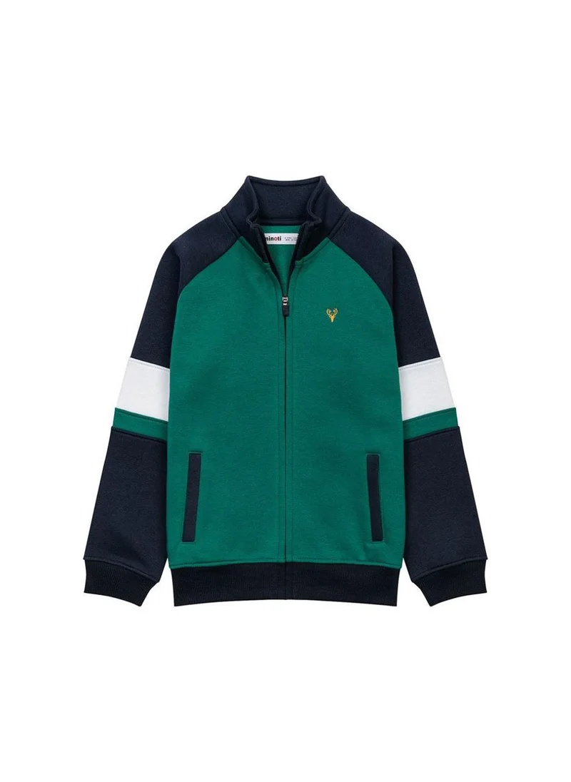 MINOTI Kids Boys Zip Thru And Jogpant Fleece Set