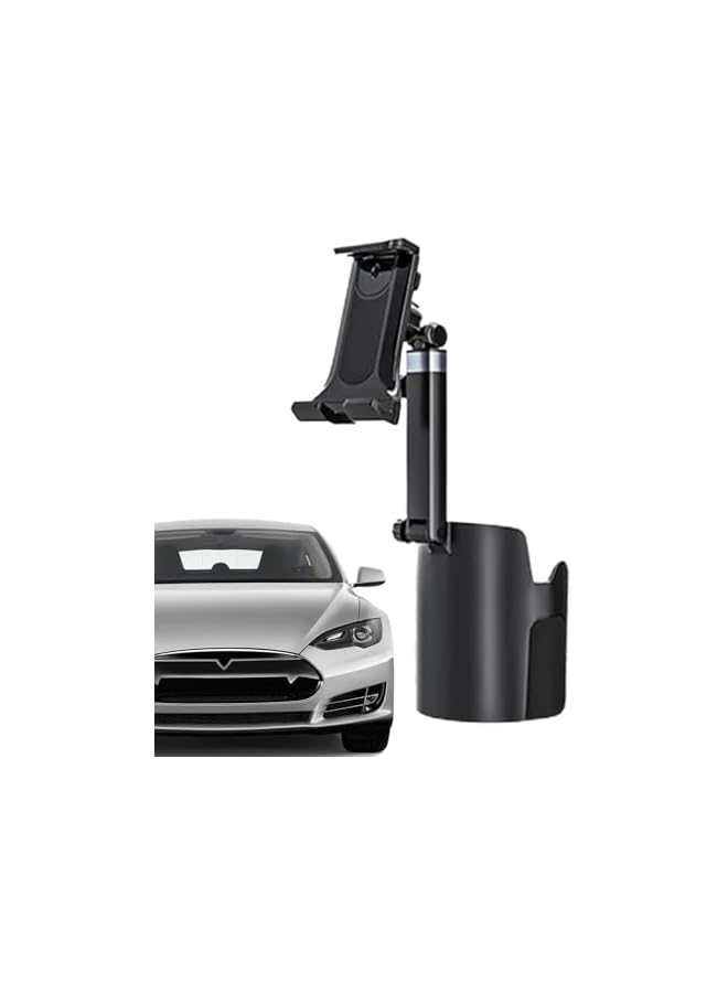S-TOP Cup Holder Phone Holder for Car, Mobile Phone Holder, Adjustable Cup Holder Car Phone Mount, Universal Expandable & 360° Rotation Compatible for Most Smart Phones - Image 5