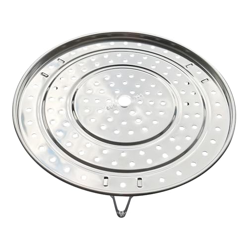 SUNIVOLSY Steamer Rack, 11.81" / 30cm 304 Stainless Steel Removable Legs Multifunction Steaming Stand Holder Rack for Steamer Pot Pans - Image 1