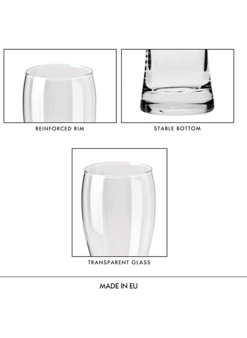 Krosno Krosno Tall Pint Glasses Set of 6 Chill Collection 500ml  - Image 3