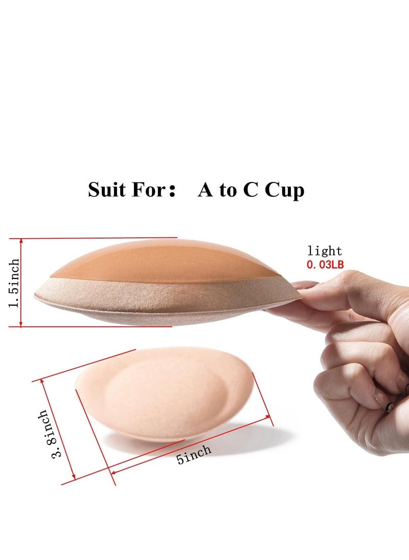 Generic - Women’s Adhesive Bra Pads inserts Enhancer Pads Breathable Sticky Inserts Push Up Bras for Small - Image 1