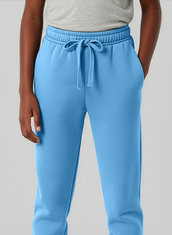 REALESSENTIALS 3 Pack: Boys Fleece Joggers Sweatpants Youth Teen Active Athletic Pajama Soft Warm Pants Pajamas Teen Gym Running Tech Sweats Casual Boys' Teens Winter Pockets Kids Drawstrings Sports-Set 5,XS(6/7) - Image 3