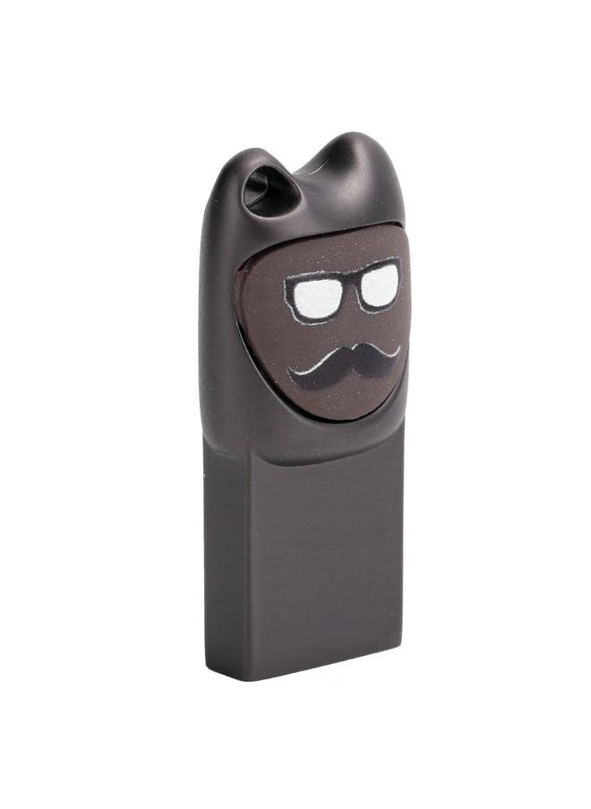 Thoraya Beard USB flash drive usb2.0 cute creative personality mini cartoon student girl car mobile phone computer dual use 16GB high cool gray  - Image 3