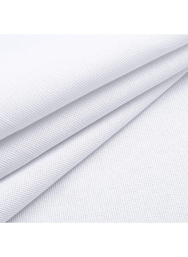 Caydo 60 By 39-Inch 18 Count Classic Reserve Aida Cloth Big Size White Cross Stitch Cloth Fabric - Image 1