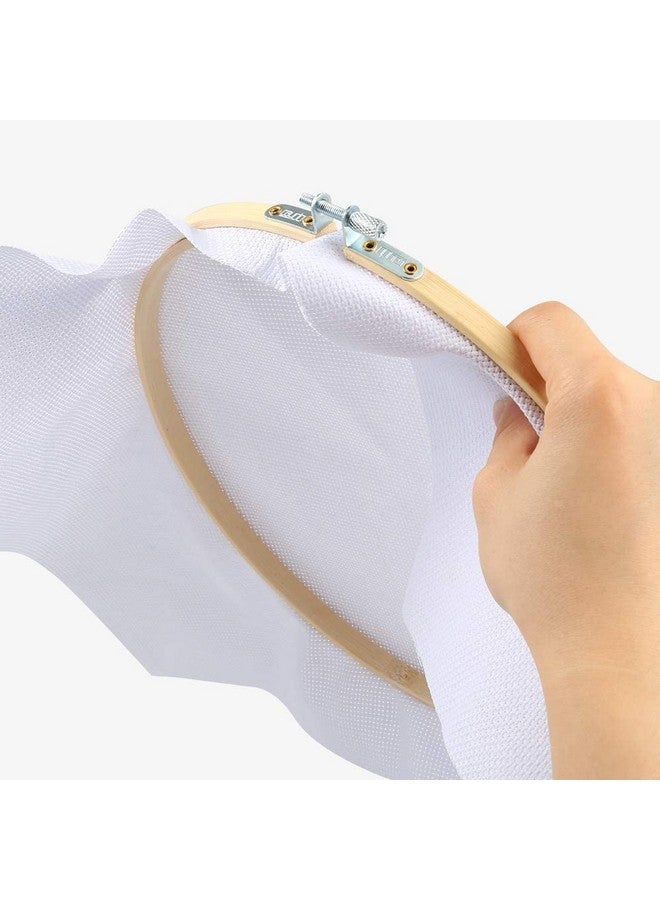 Caydo 60 By 39-Inch 18 Count Classic Reserve Aida Cloth Big Size White Cross Stitch Cloth Fabric - Image 4